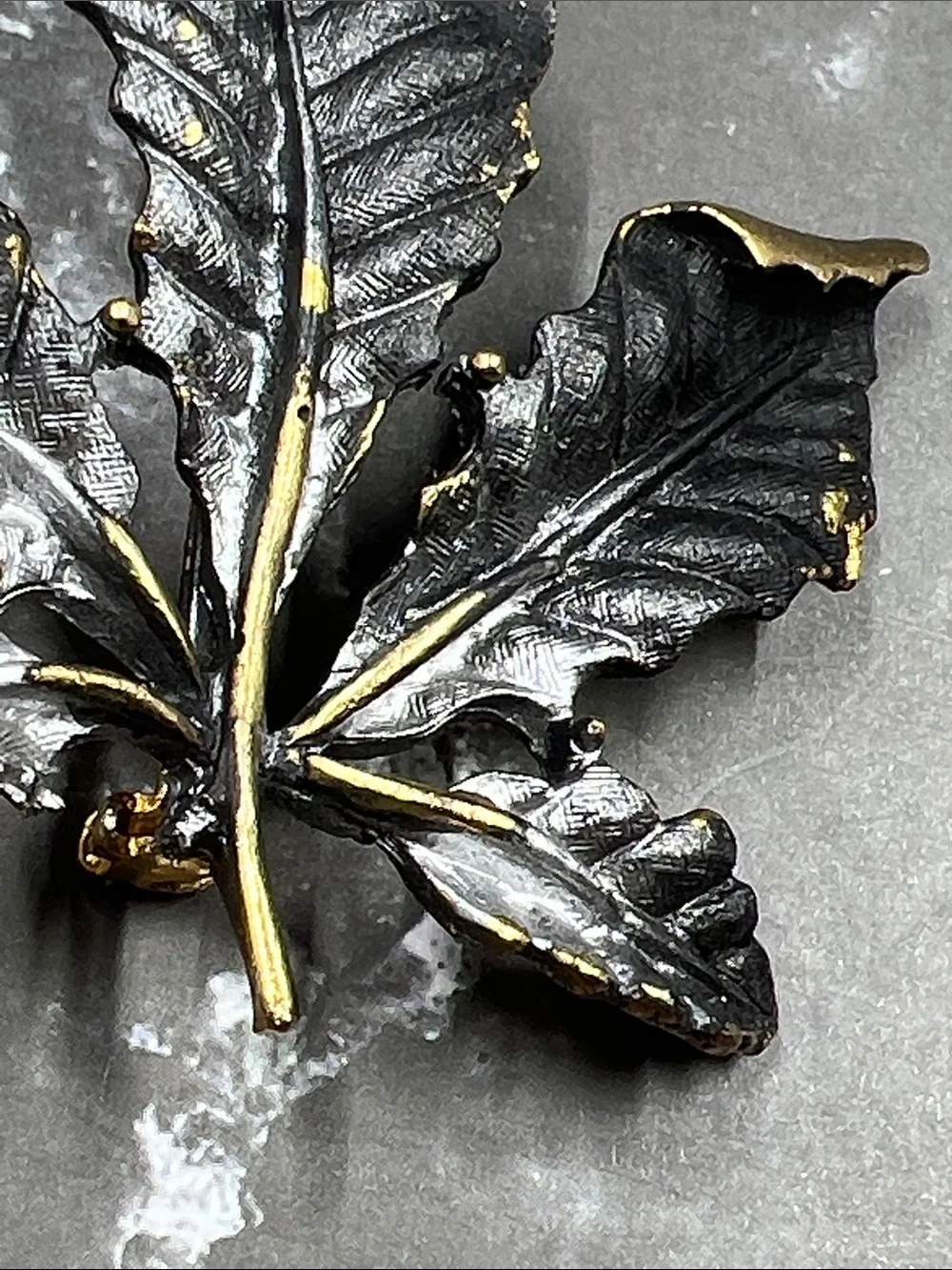 Vintage fall leaf